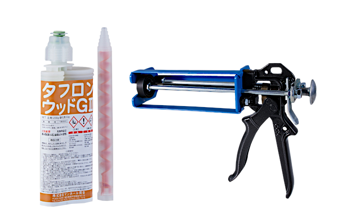 タフロンウッドGⅡ木部の補修